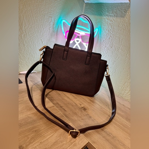 Montana West Dark Brown Satchel - Picture 3 of 4